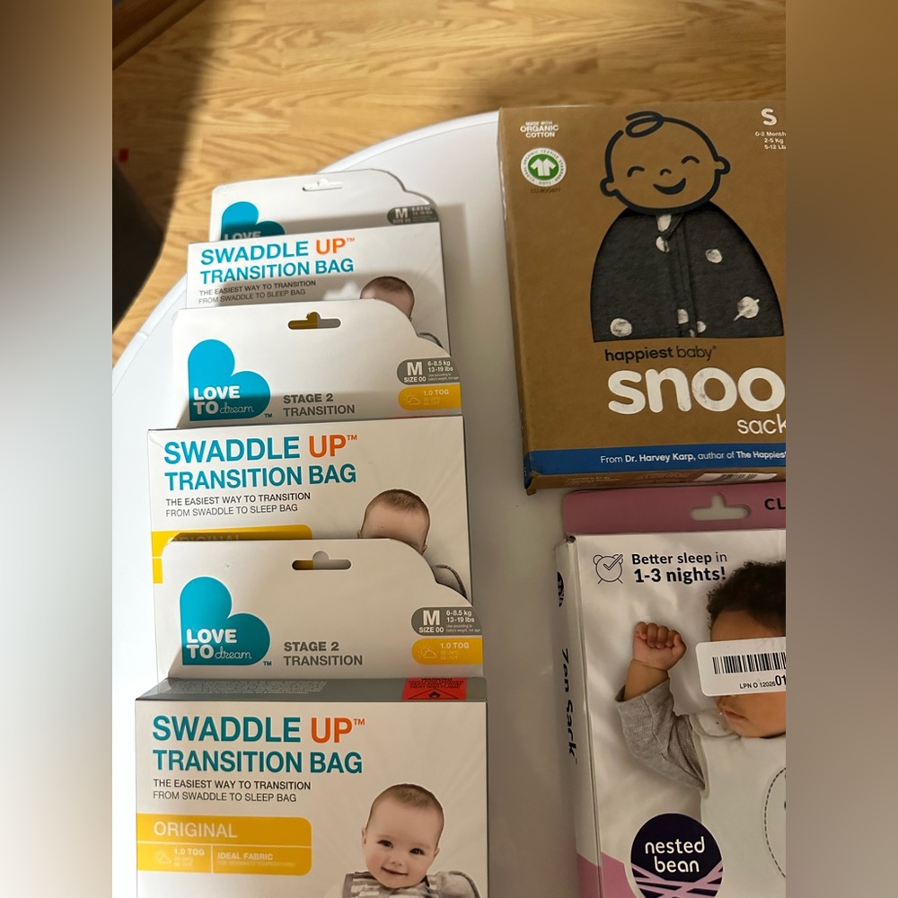 Bundle. Brand new in packaging sleep sacks.